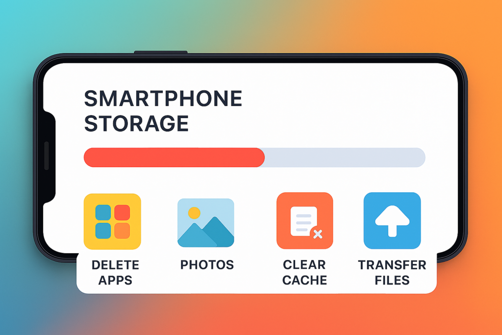 چطور حافظه گوشی را خالی کنیم؟
